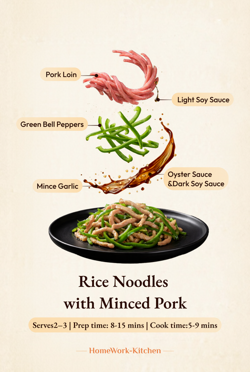 🥓 Beginner-Friendly Shredded Pork with Green Peppers